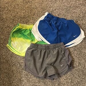 Nike Blue and Gray Athletic Shorts Lightweight Running